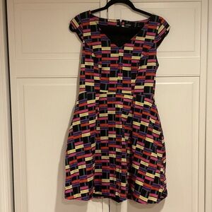 Kate Spade Colorful Geometric Mini Dress
